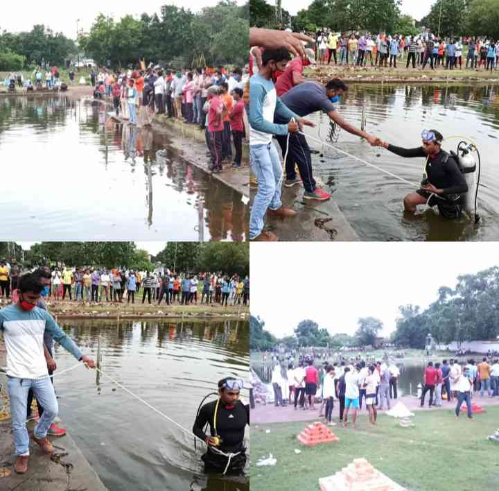 तालाब मे डूबने से युवक की हुई मौत।