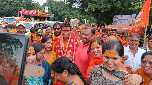 हर साल की तरह इस वर्ष भी 3 वर्षों से, हनुमान सेवा वाहिनी समिति द्वारा कावड़ यात्रा का आयोजन किया