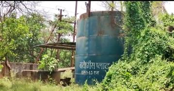 बायोगैस प्लांट कबाड़ में हुआ तब्दील, 25 लाख रुपए की लागत हुआ निर्माण कार्य, निगम प्रशासन नहीं दे रही ध्यान