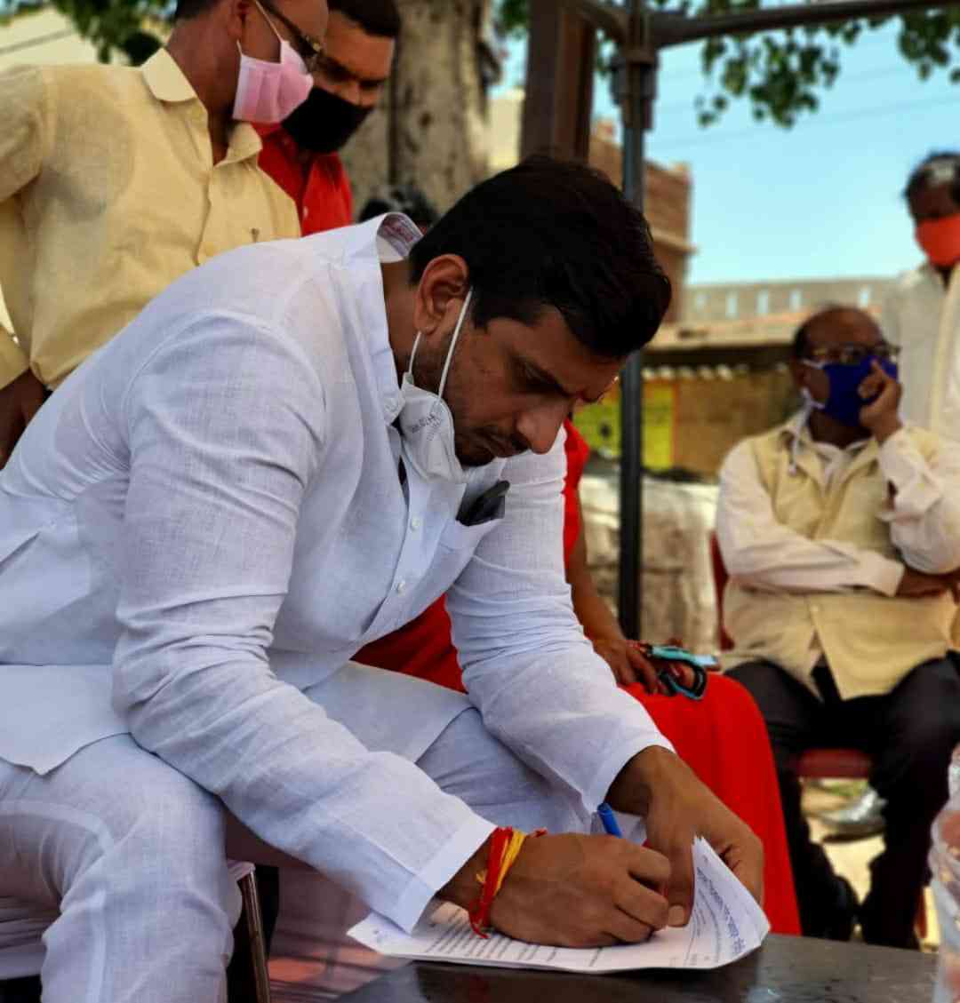 80 लाख की लागत से खुर्सीपार के विभिन्न मार्गों का होगा सीमेंटीकरण.......